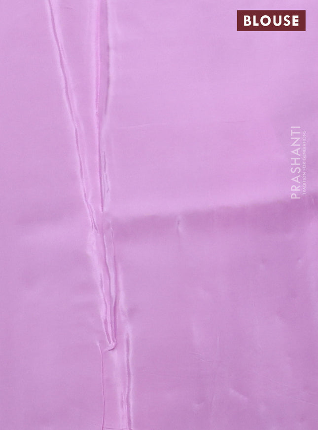 Pure organza silk saree lotus pink with sequin buttas and beaded work border