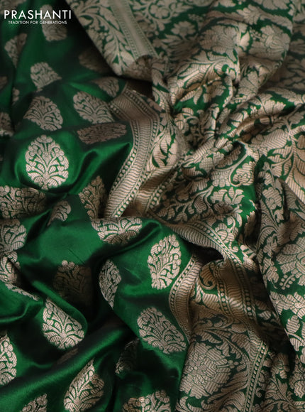 Pure banarasi uppada silk saree red with allover zari woven butta weaves and zari woven border