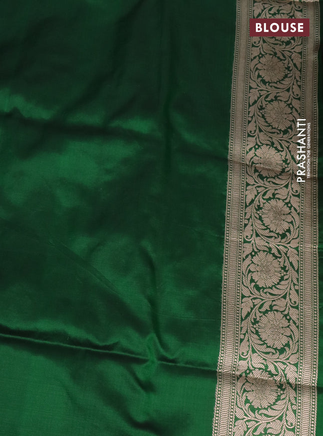 Pure banarasi uppada silk saree red with allover zari woven butta weaves and zari woven border