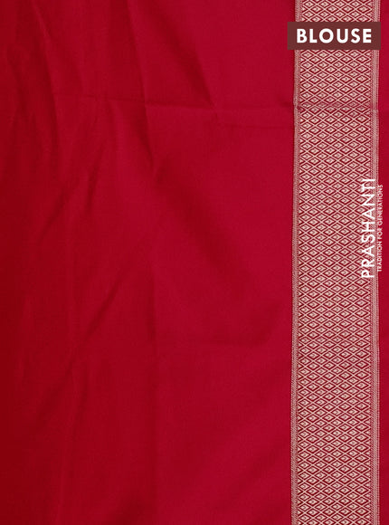 Banarasi semi katan saree pink with allover vanasingaram zari weaves and woven border