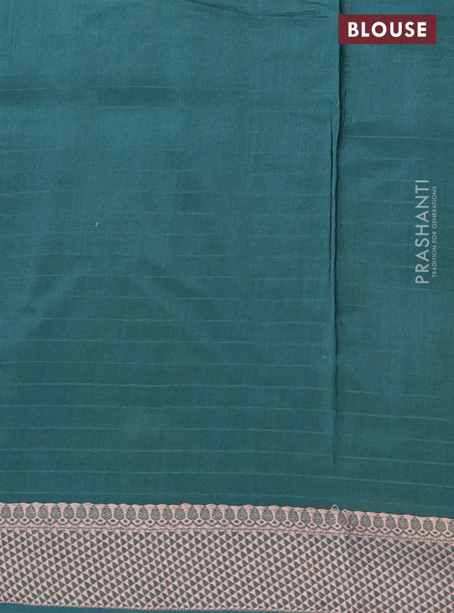 Maheshwari silk cotton saree pastel green with allover shibori prints and thread woven border