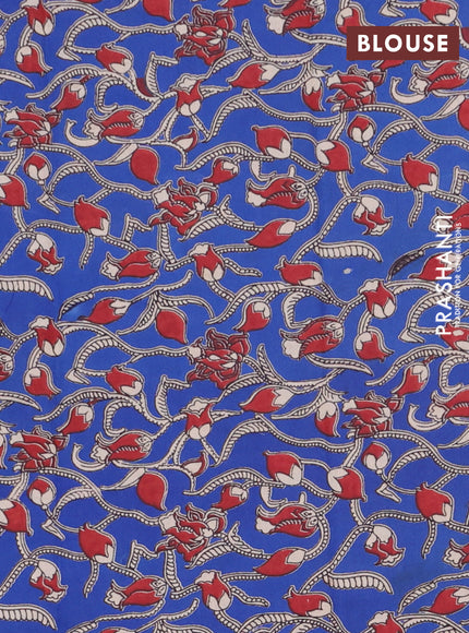 Bengal soft cotton saree purple and blue with plain body and zari woven border