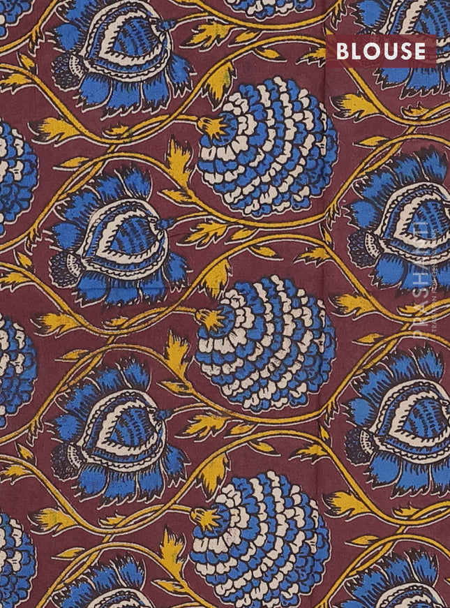 Bengal soft cotton saree dark mustard and deep maroon with plain body and zari woven border