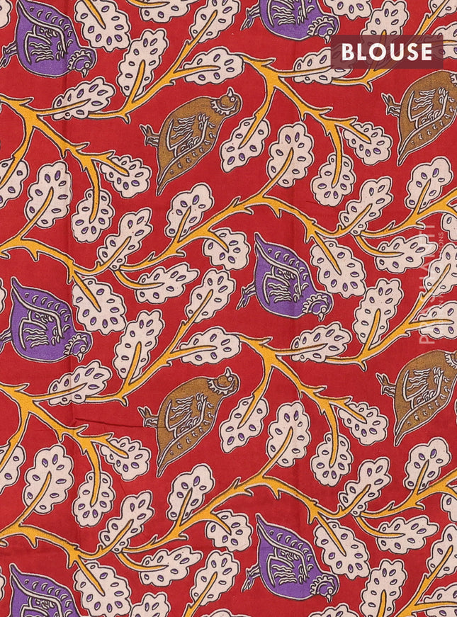 Bengal soft cotton saree cs blue and maroon with plain body and zari woven border