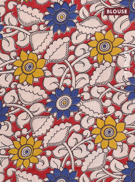 Bengal soft cotton saree dark magenta pink and maroon with plain body and zari woven border