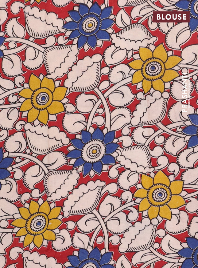 Bengal soft cotton saree dark magenta pink and maroon with plain body and zari woven border