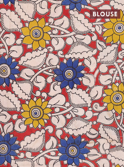 Bengal soft cotton saree cs blue and maroon with plain body and zari woven border