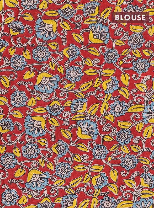 Bengal soft cotton saree peacock blue and maroon with plain body and zari woven border