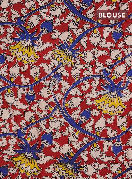 Bengal soft cotton saree peacock blue and maroon with plain body and zari woven border