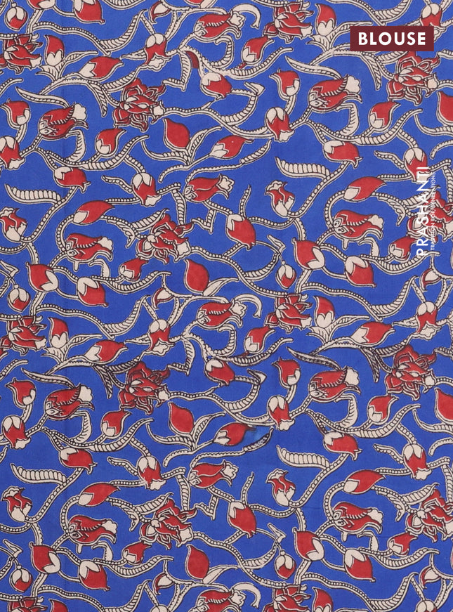 Bengal soft cotton saree green and blue with plain body and zari woven border