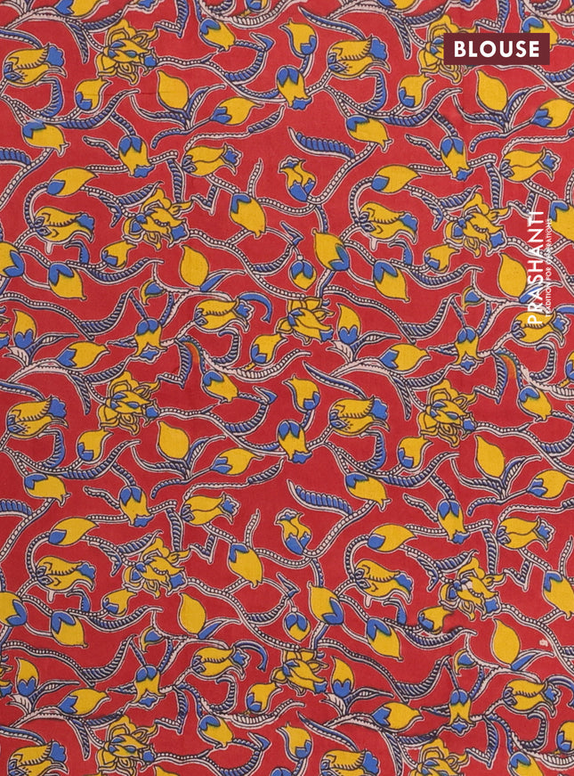 Bengal soft cotton saree navy blue and maroon with plain body and zari woven border