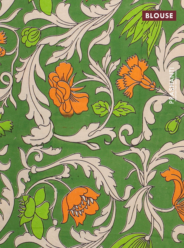 Bengal soft cotton saree purple and green with plain body and zari woven border