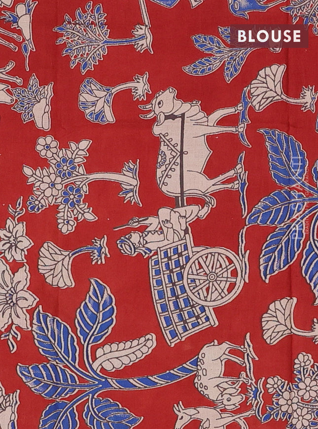 Bengal soft cotton saree cs blue and maroon with plain body and zari woven border