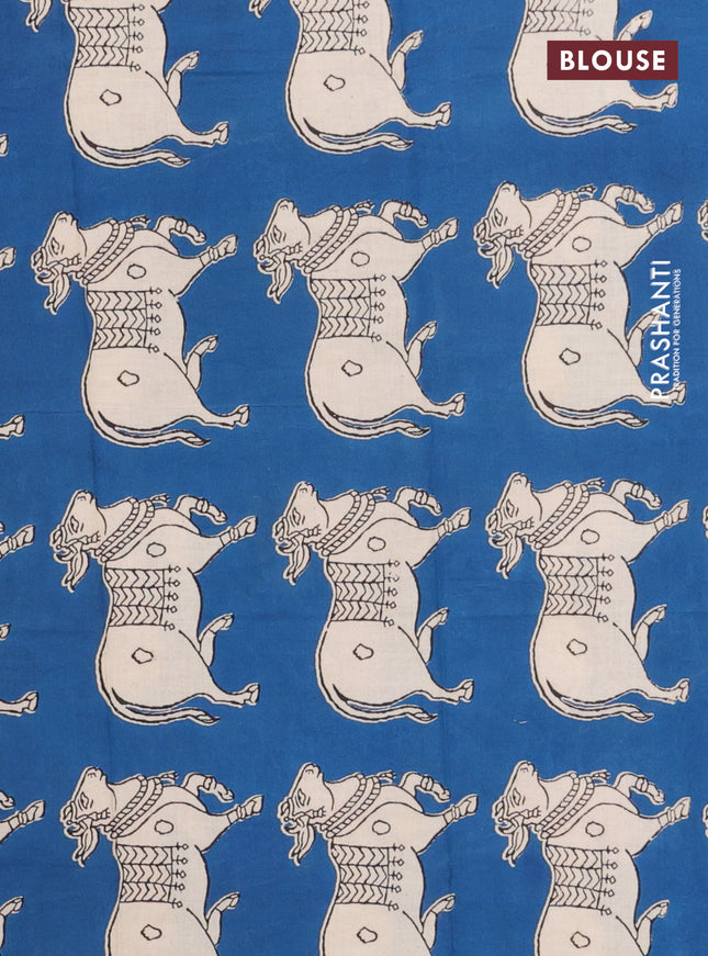 Bengal soft cotton saree maroon and cs blue with plain body and zari woven border