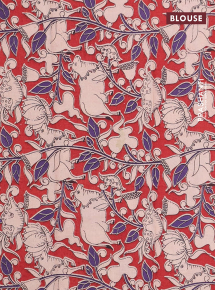 Bengal soft cotton saree teal green and maroon with plain body and zari woven border