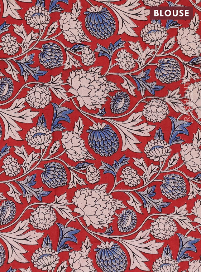 Bengal soft cotton saree peacock green and maroon with plain body and zari woven border