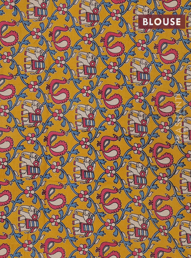 Bengal soft cotton saree teal green and mustard yellow with plain body and zari woven border