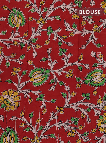 Bengal soft cotton saree peacock blue and maroon with plain body and zari woven border