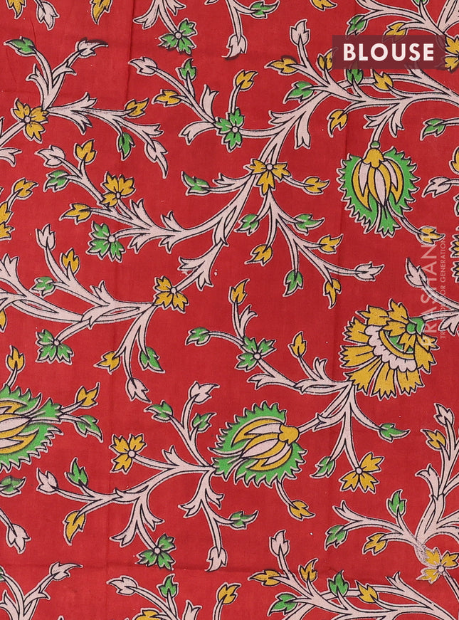 Bengal soft cotton saree teal green and maroon with plain body and zari woven border