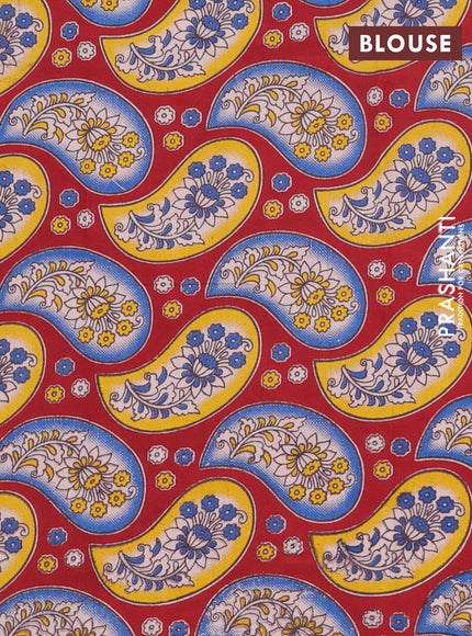 Bengal soft cotton saree black and maroon with plain body and zari woven border