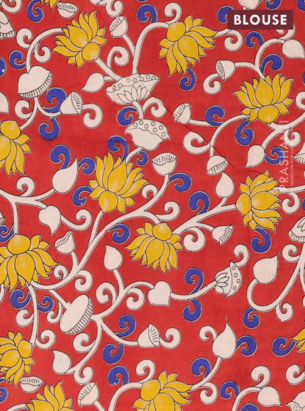 Bengal soft cotton saree peacock blue and maroon with plain body and zari woven border