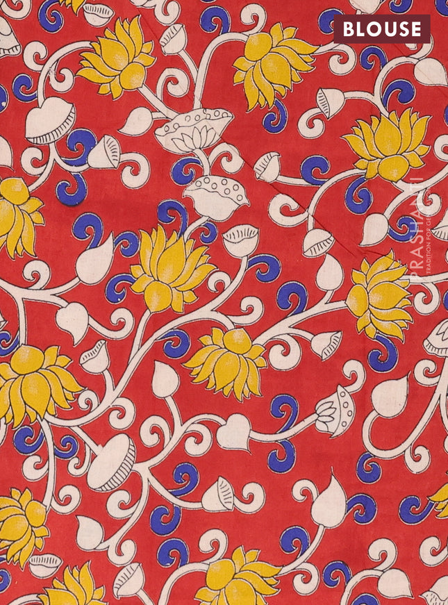 Bengal soft cotton saree peacock blue and maroon with plain body and zari woven border