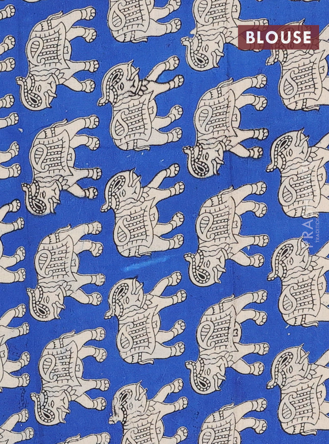 Bengal soft cotton saree black and blue with plain body and zari woven border