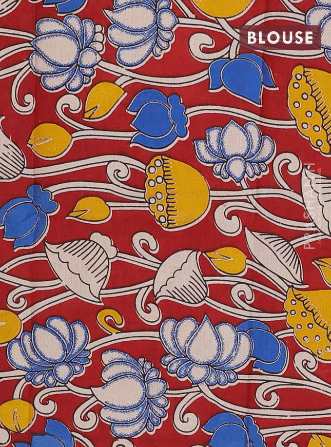 Bengal soft cotton saree peacock blue and maroon with plain body and zari woven border