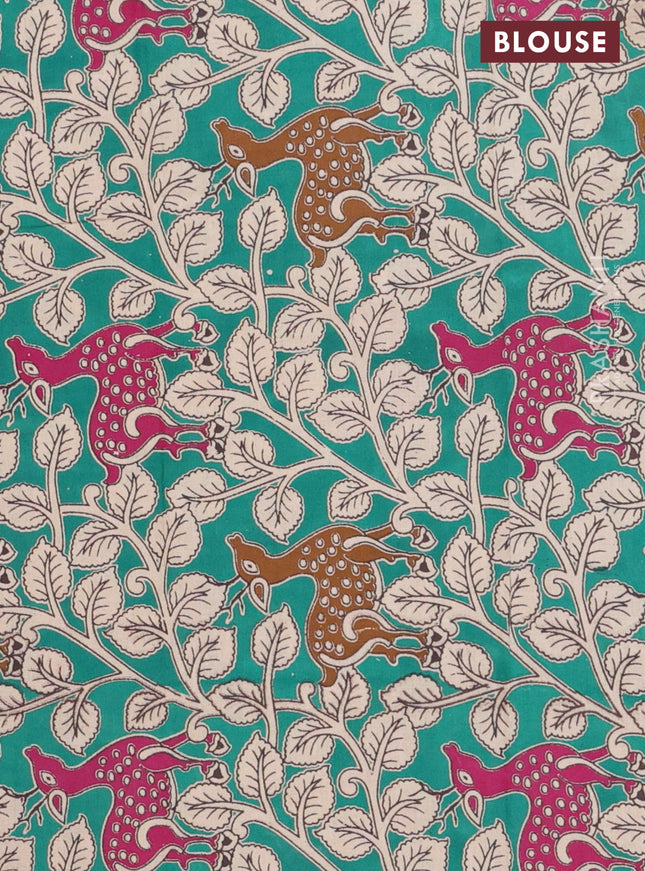 Bengal soft cotton saree purple and green with plain body and zari woven border