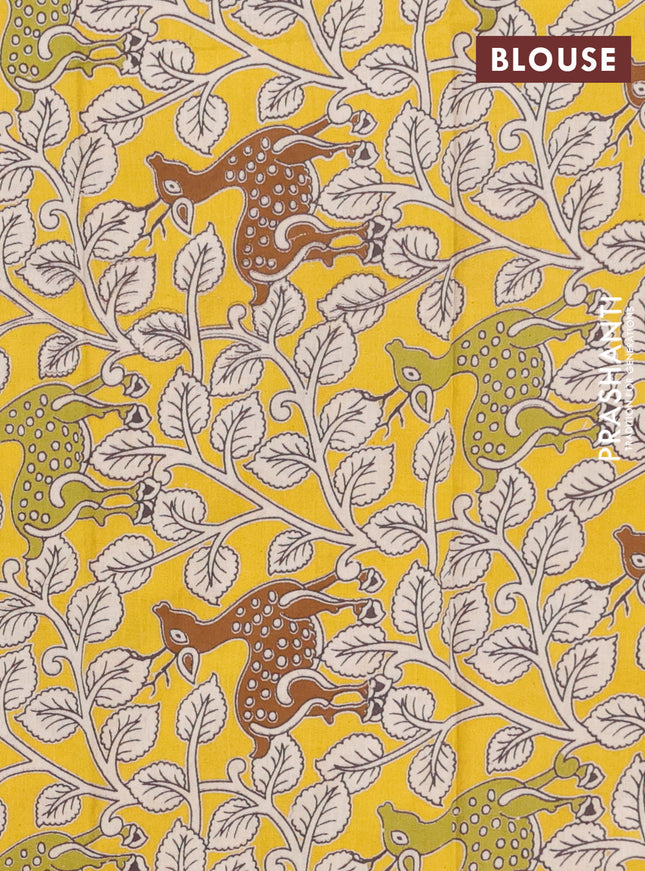 Bengal soft cotton saree maroon and yellow with plain body and zari woven border