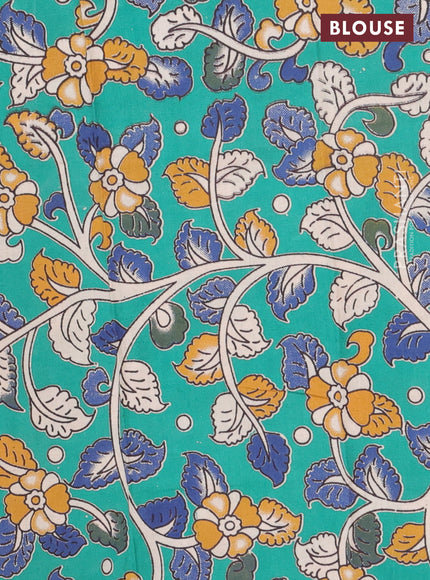 Bengal soft cotton saree purple and green with plain body and zari woven border