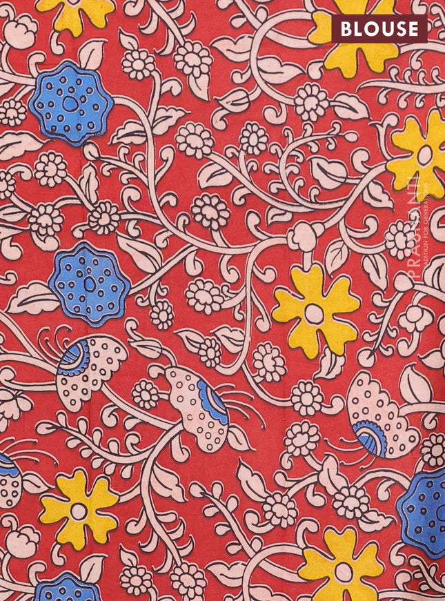 Bengal soft cotton saree navy blue and maroon with plain body and zari woven border