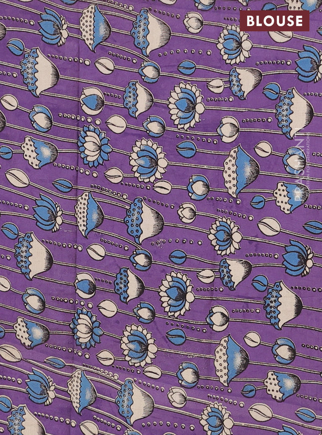 Bengal soft cotton saree dark mustard and violet shade with plain body and zari woven border