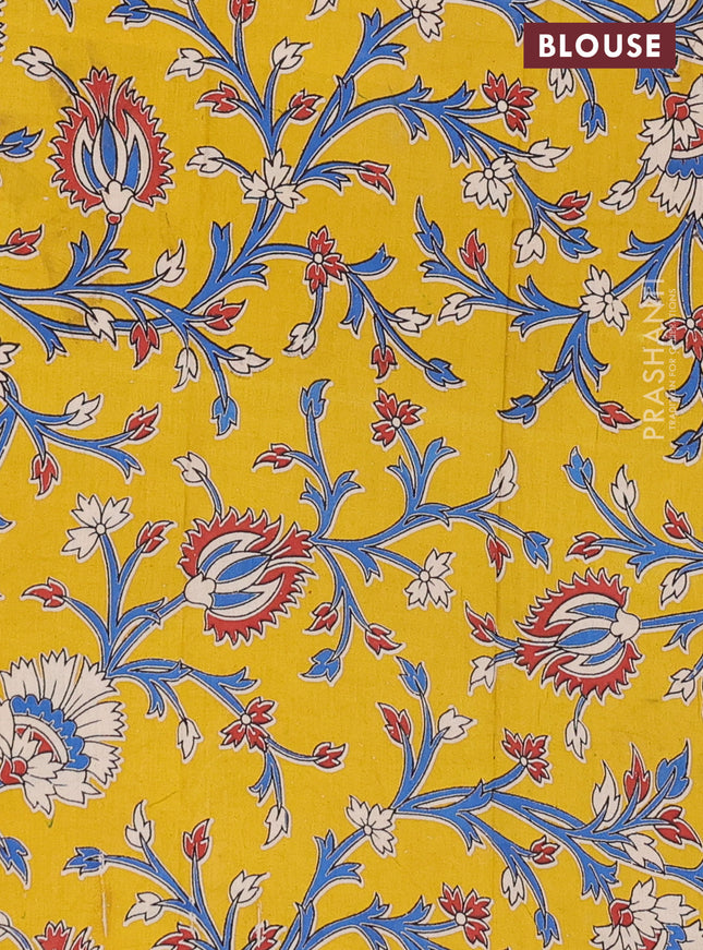 Bengal soft cotton saree dark magenta pink and yellow with plain body and zari woven border