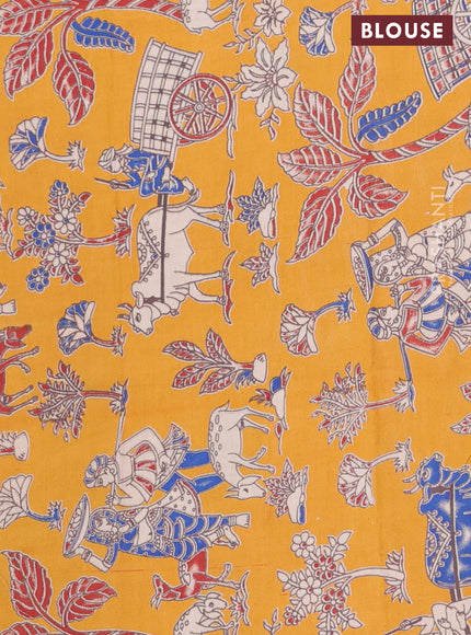 Bengal soft cotton saree bottle green and mustard yellow with plain body and zari woven border