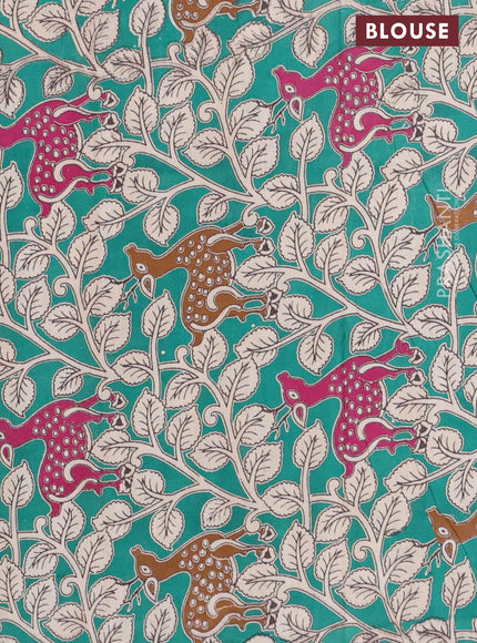 Bengal soft cotton saree maroon and green with plain body and zari woven border