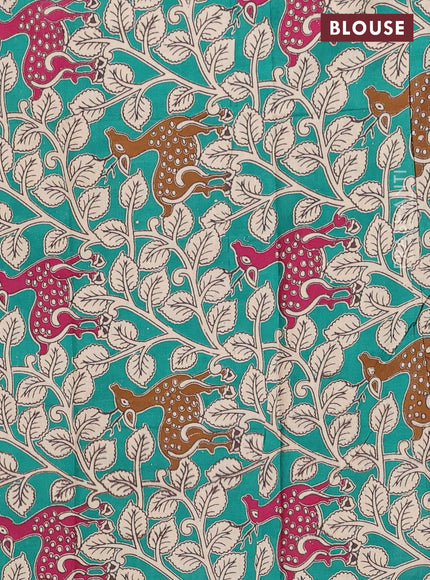 Bengal soft cotton saree black and green with plain body and zari woven border