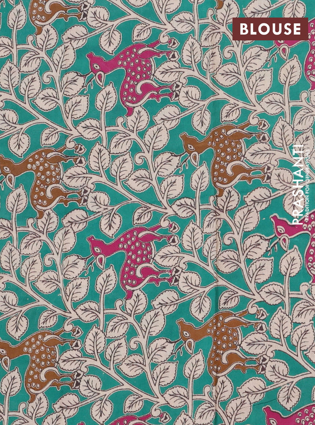 Bengal soft cotton saree maroon and green with plain body and zari woven border