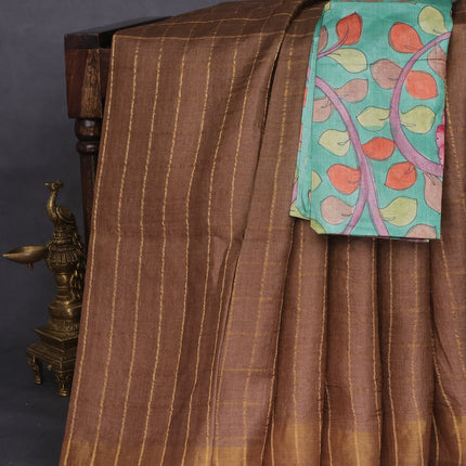 Collection image for: Tussar Silk with zari checks