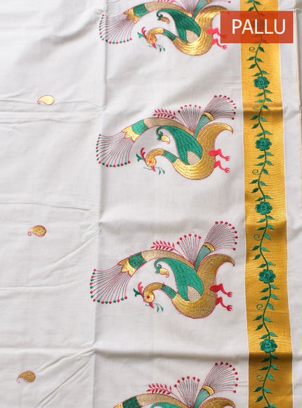 Coimbatore Cotton Kerala Kasavu Cotton Saree