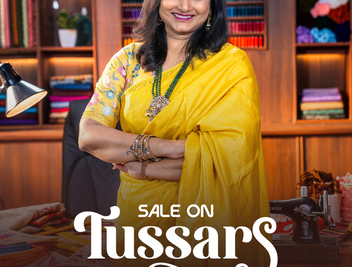<h2>Tussar Sale - Flat 15 %OFF</h2>