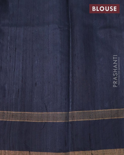 Pure dupion silk saree grey shade and elephant grey with zari woven buttas and rettapet zari woven border