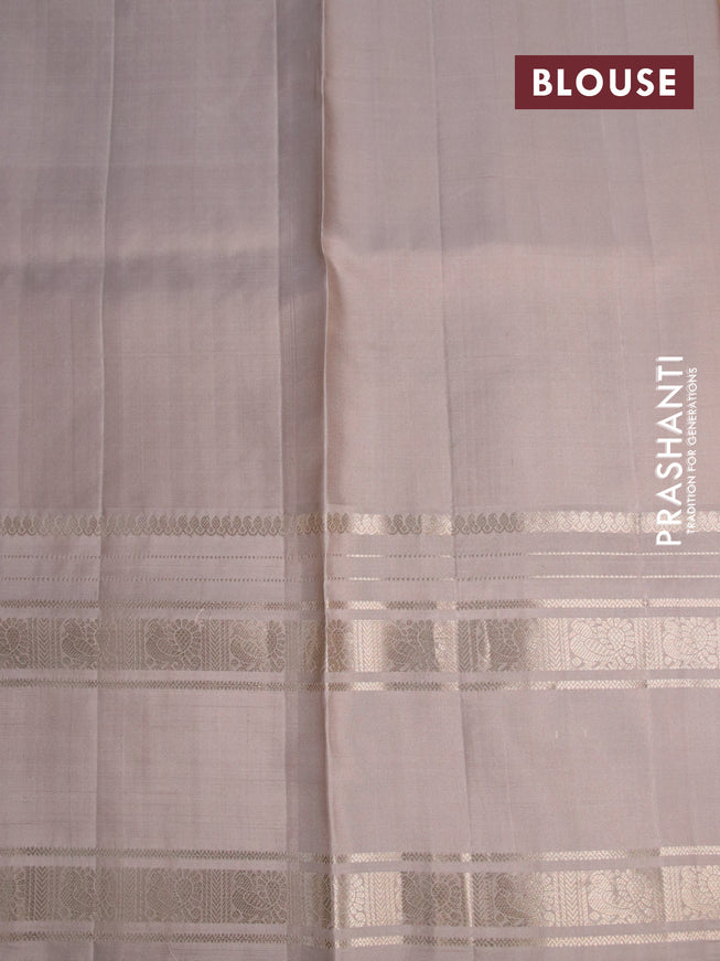 Pure soft silk saree mustard shade and grey shade with allover zari weaves and rettapet long zari woven border