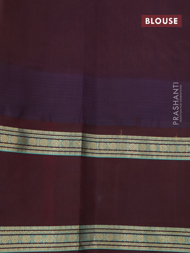 Kuppadam silk cotton saree lime yellow and coffee brown with annam zari woven buttas and temple design rettapet zari woven border