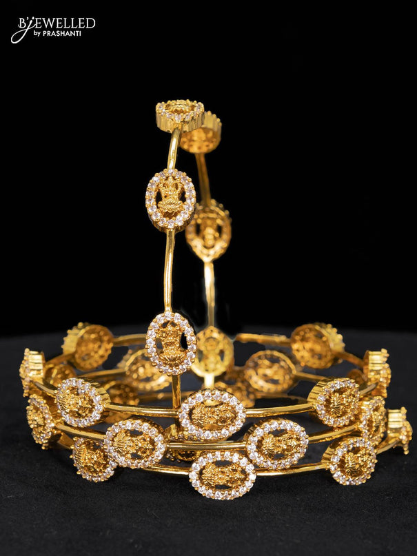 Antique bangles lakshmi design with cz stones - {{ collection.title }} by Prashanti Sarees