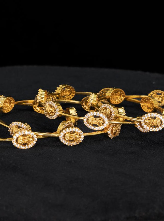Antique bangles lakshmi design with cz stones - {{ collection.title }} by Prashanti Sarees