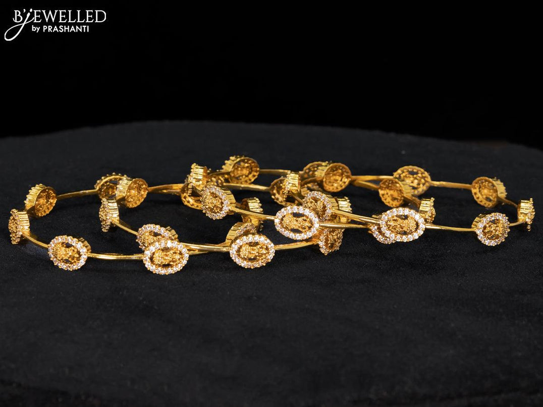 Antique bangles lakshmi design with cz stones - {{ collection.title }} by Prashanti Sarees