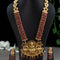 Antique haaram pink kemp and lakshmi pendant beads hangings - {{ collection.title }} by Prashanti Sarees