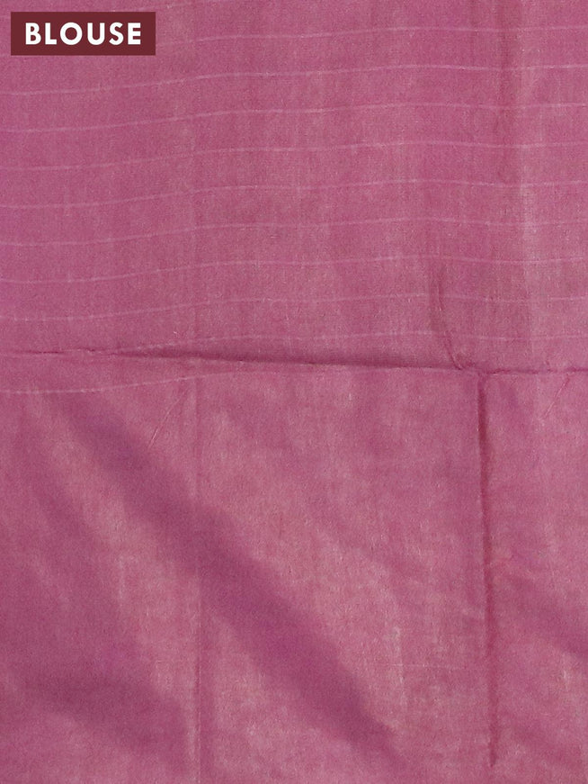 Bamboo silk saree grey shade and deep wine shade with allover thread weaves and sequin work pallu - {{ collection.title }} by Prashanti Sarees