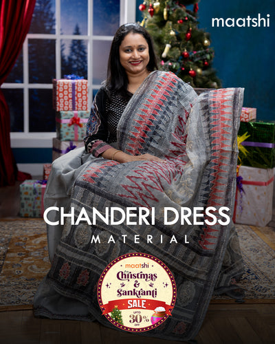 Chanderi Unstitched Salwar Suits